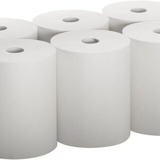EnMotion Compatible High Capacity Paper Towels, 10" x 800' Roll, White, (6 Rolls of Approx. 800')