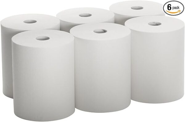 EnMotion Compatible High Capacity Paper Towels, 10" x 800' Roll, White, (6 Rolls of Approx. 800')