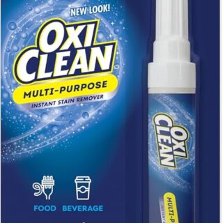 OxiClean On The Go Stain Remover Pen, 0.74 Fl Oz – Instant Travel Stain Cleaner for Clothes, Food, Wine, Coffee, Makeup, Portable & Easy Use