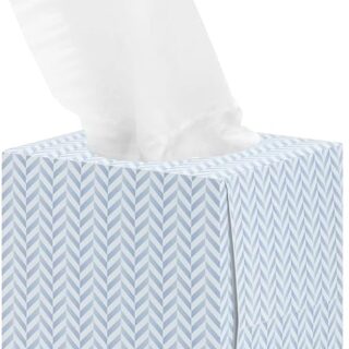 Genuine Joe Facial Tissue Cube Box, 7.9" x 7.5", 2-Ply, 85 Sheets/Box, 36 Count